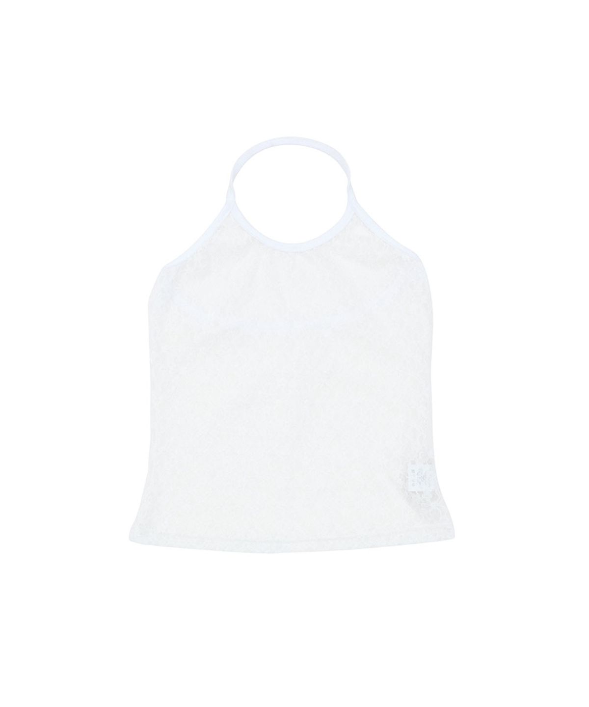 노 엑스트라 터치(NO EXTRA TOUCH) Studded Wrinkle Lace Layered Blouse (Ivory) / 26SMBL001IV