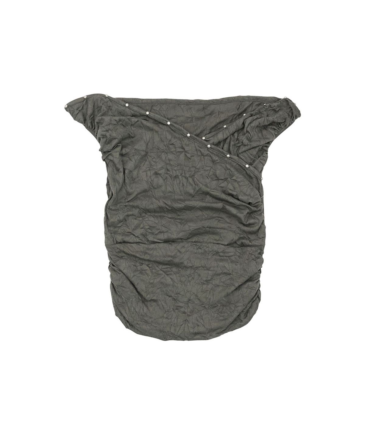 노 엑스트라 터치(NO EXTRA TOUCH) Studded Wrinkle Lace Layered Blouse(Khaki) / 26SMBL001KH