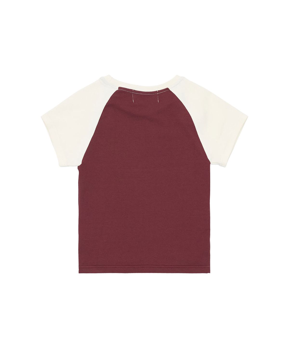 노 엑스트라 터치(NO EXTRA TOUCH) Strength Raglan Short Sleeve T-shirt (Wine) / 26SMTS002WI
