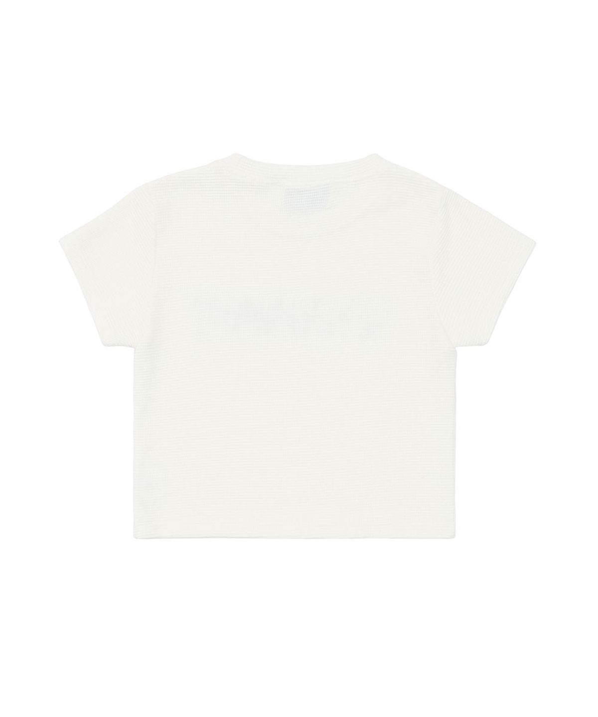 노 엑스트라 터치(NO EXTRA TOUCH) Never Mind It Washed Half T-shirt (White) / 26SMTS001WH