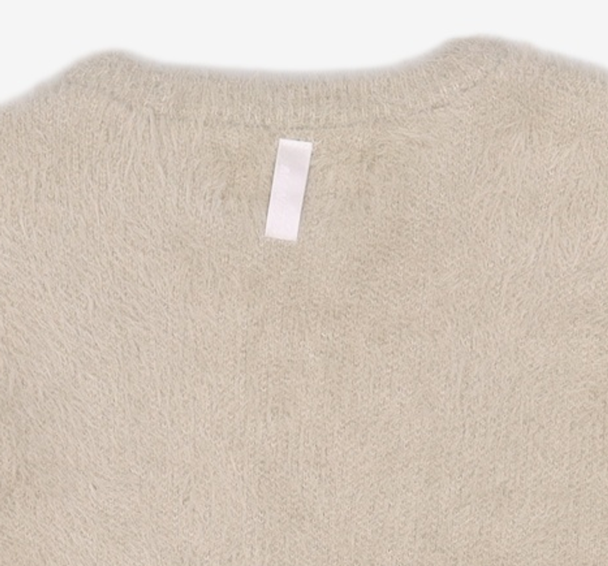노매뉴얼(NOMANUAL) (시그니처종료)CROPPED HAIRY KNIT - 5 COLOR S