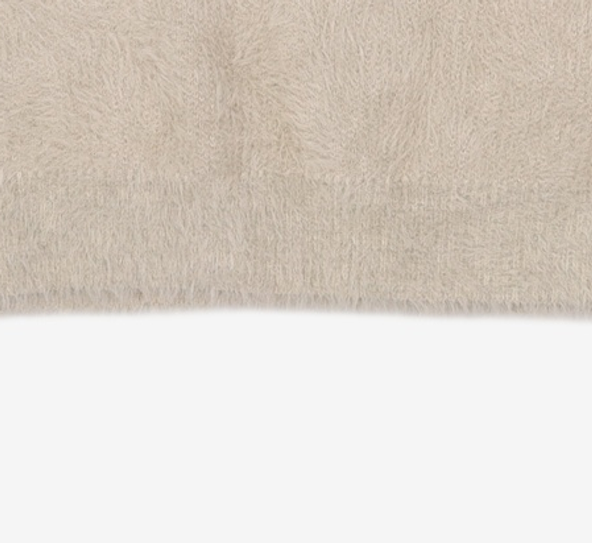 노매뉴얼(NOMANUAL) (시그니처종료)CROPPED HAIRY KNIT - 5 COLOR S