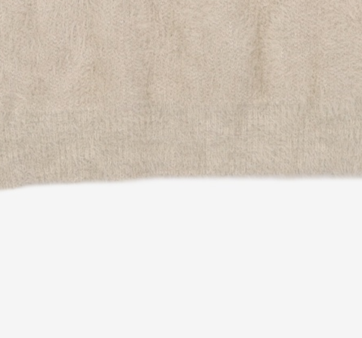 노매뉴얼(NOMANUAL) (시그니처종료)CROPPED HAIRY KNIT - 5 COLOR S