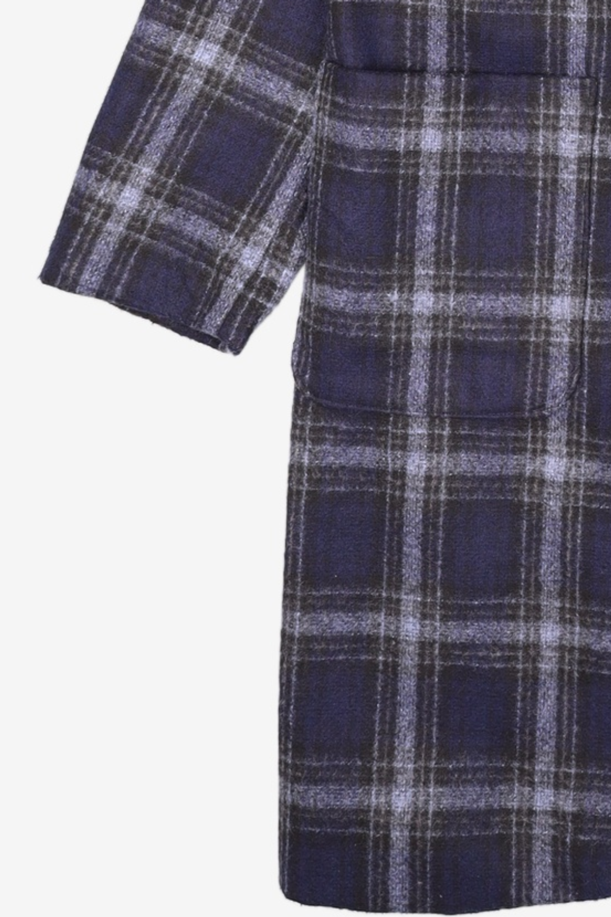 원소프트(1'SOFT) 울체크더블코트 WOOL CHECK DOUBLE COAT M