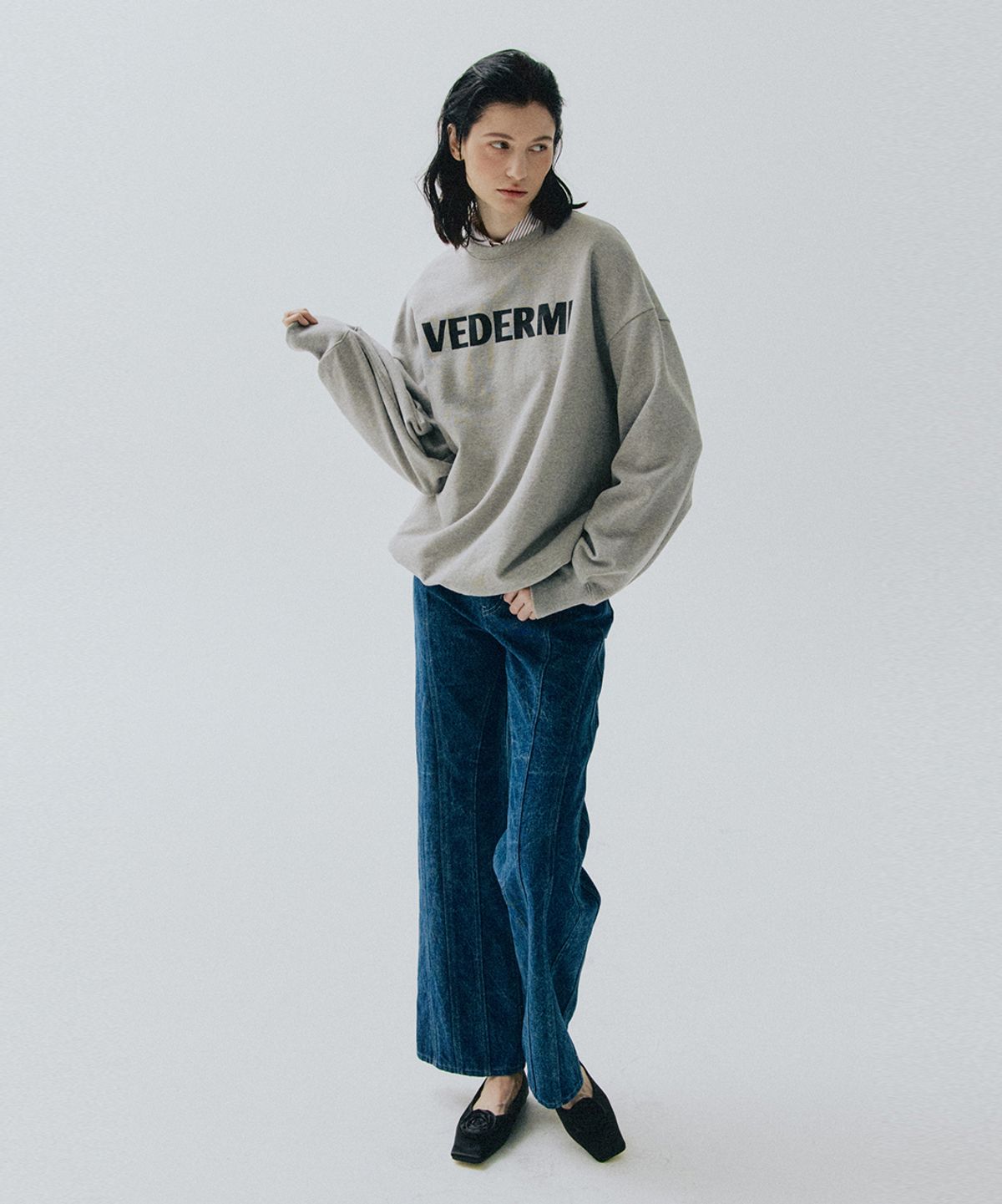 베데르미(VEDERMI) vedermi logo sweat shirt