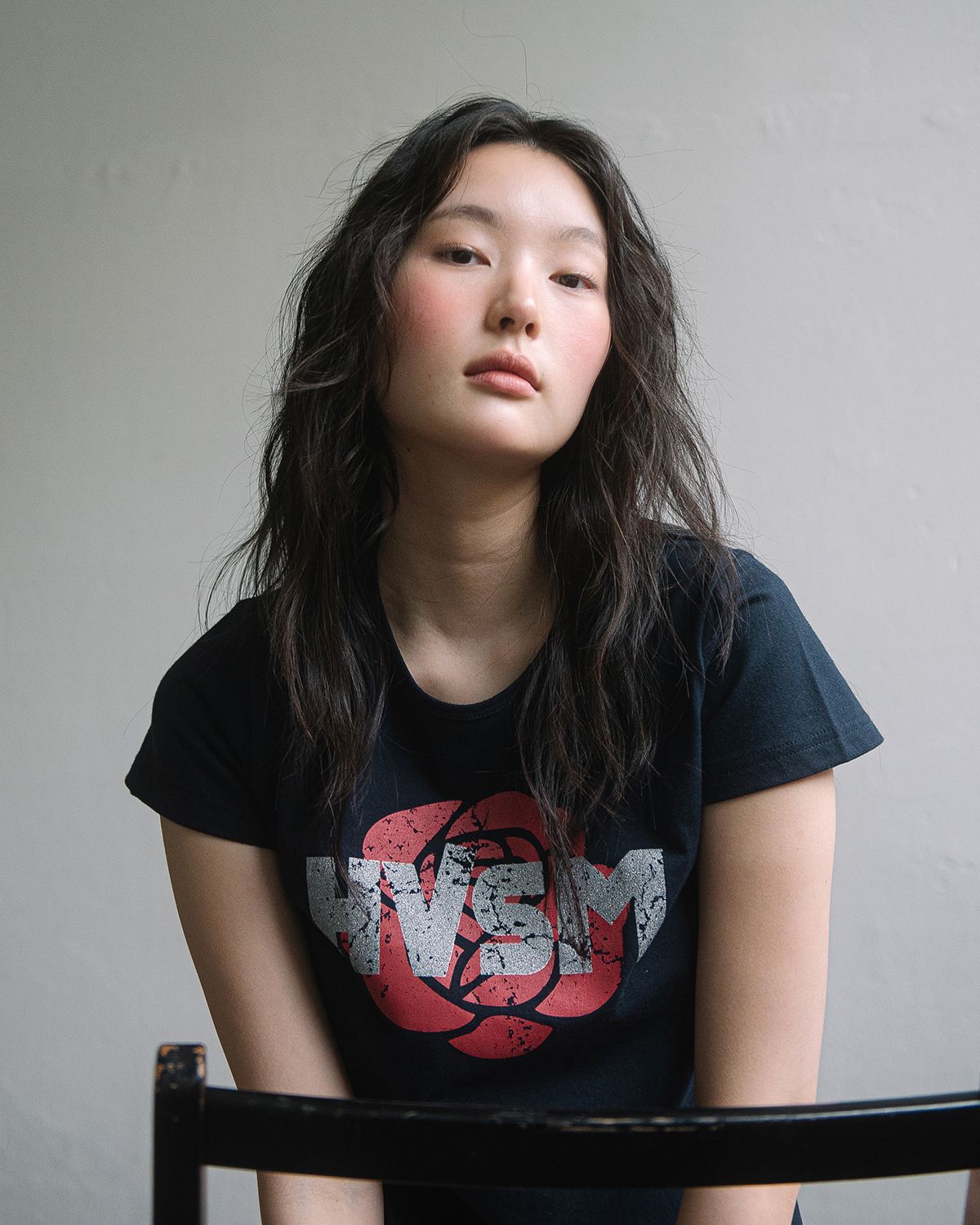 해비즘(HAVISM) HVSM ROSE S/S TEE(NAVY)