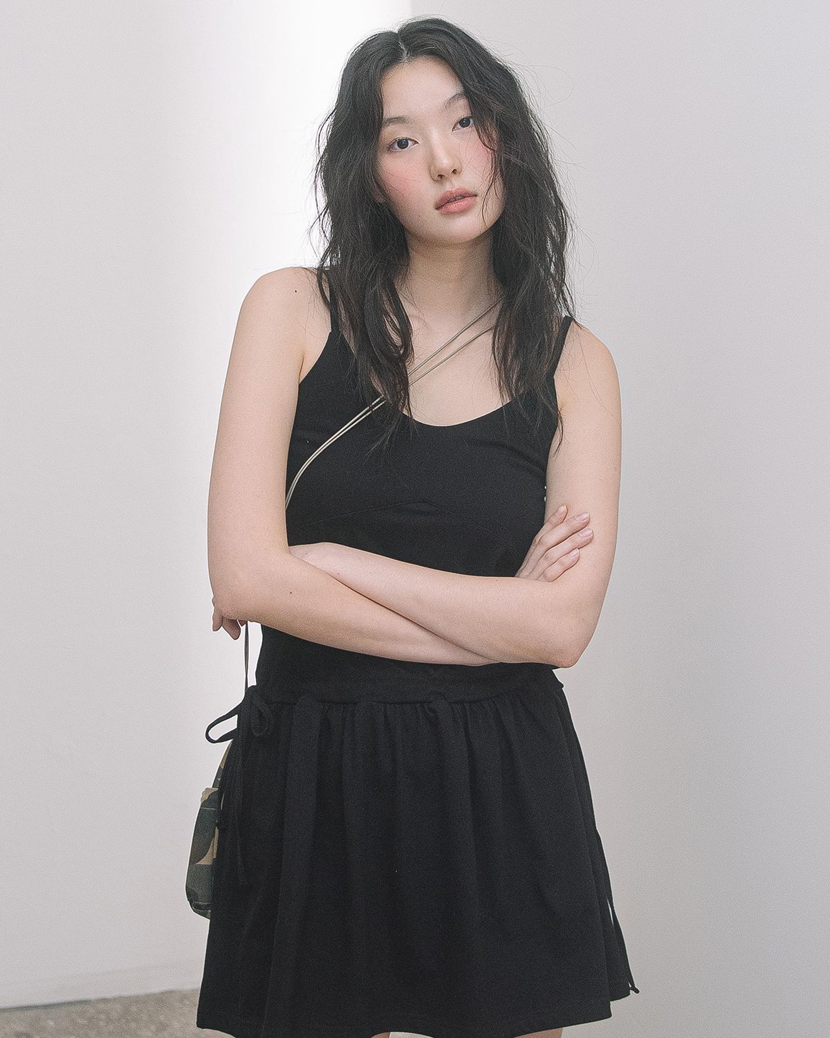 해비즘(HAVISM) SLEEVELESS ONEPIECE(BLACK)