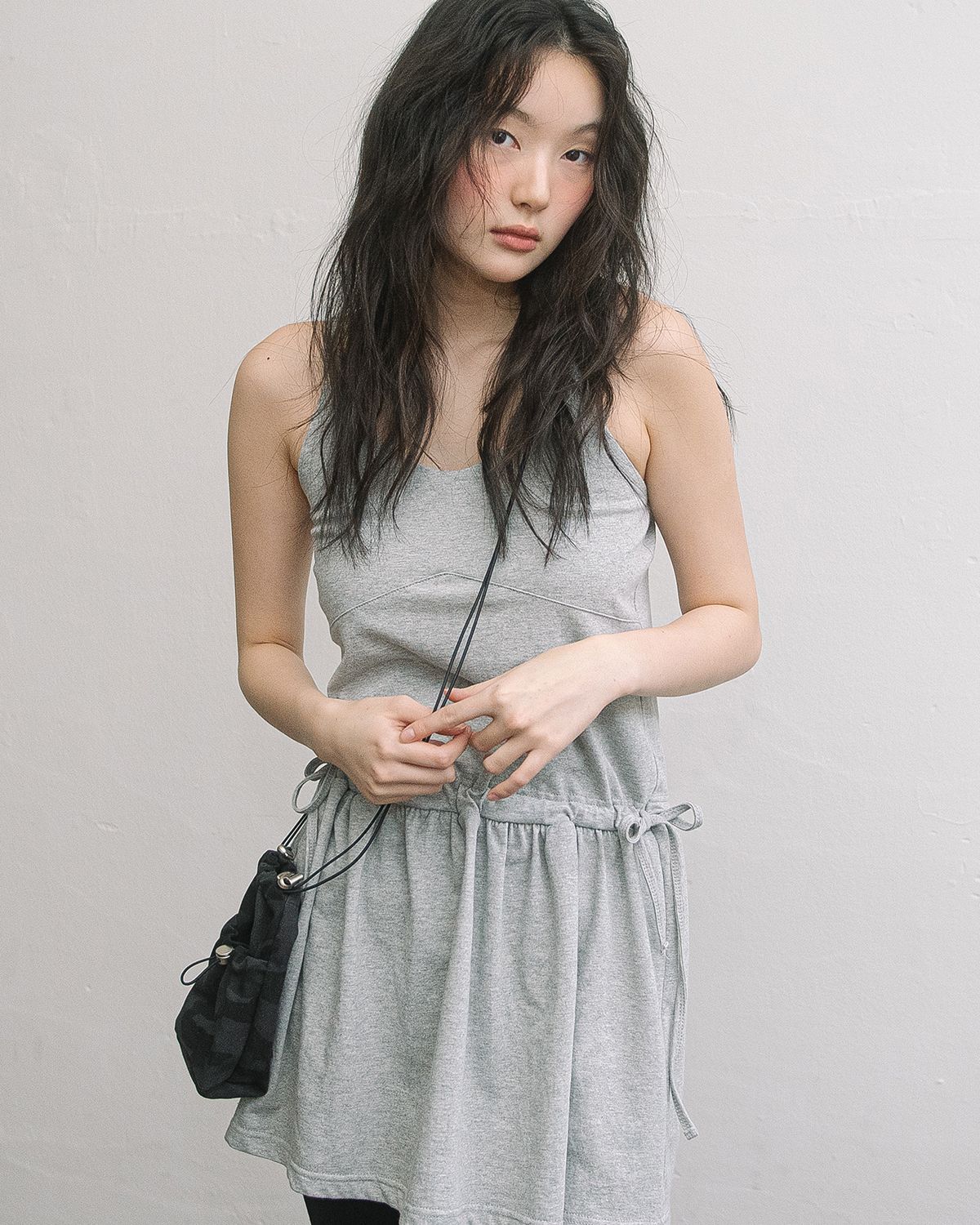 해비즘(HAVISM) SLEEVELESS ONEPIECE(GREY)