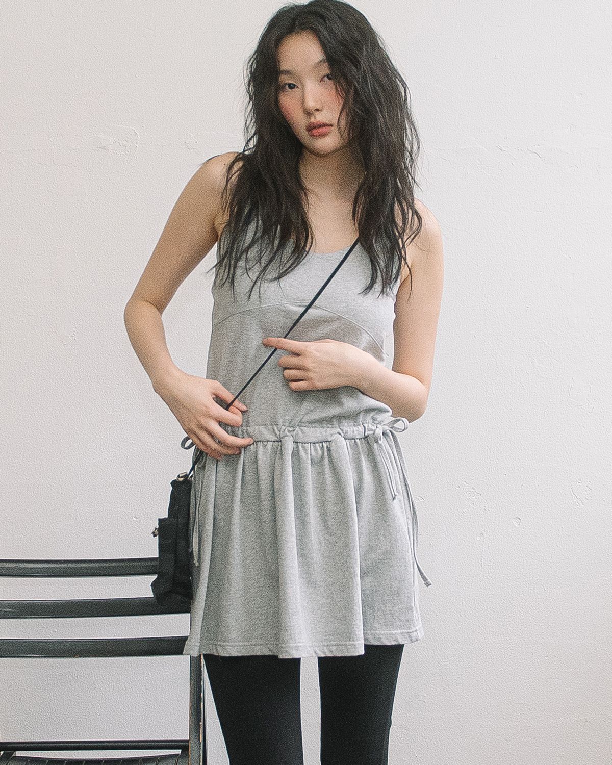 해비즘(HAVISM) SLEEVELESS ONEPIECE(GREY)