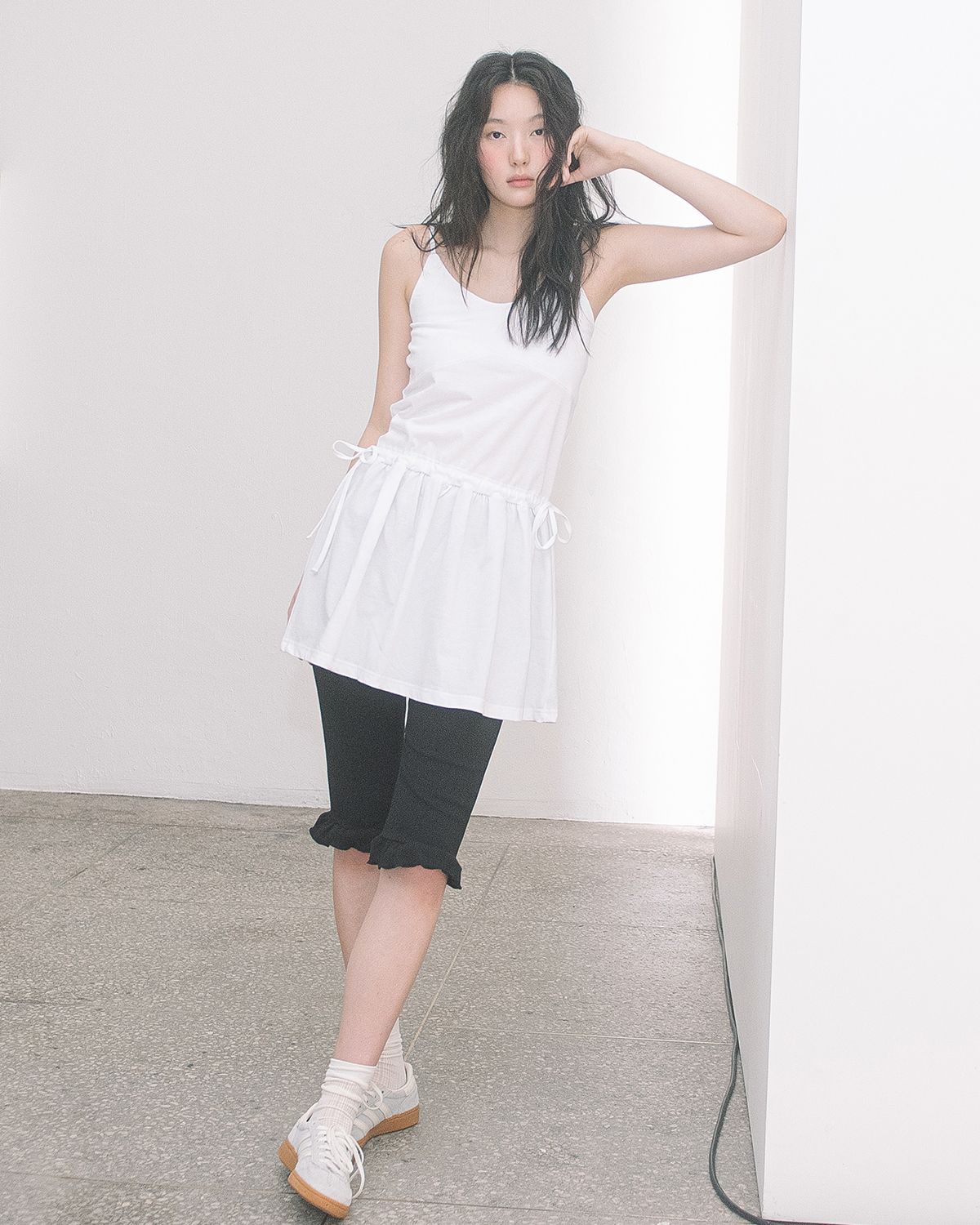 해비즘(HAVISM) SLEEVELESS ONEPIECE(WHITE)