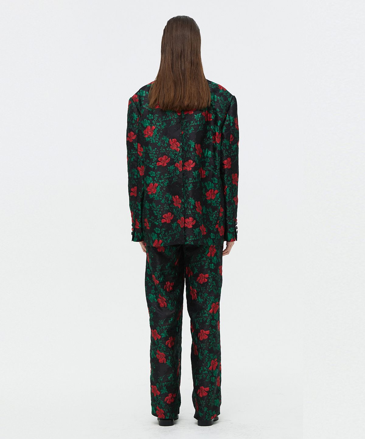 베데르미(VEDERMI) flower jacquard trouser