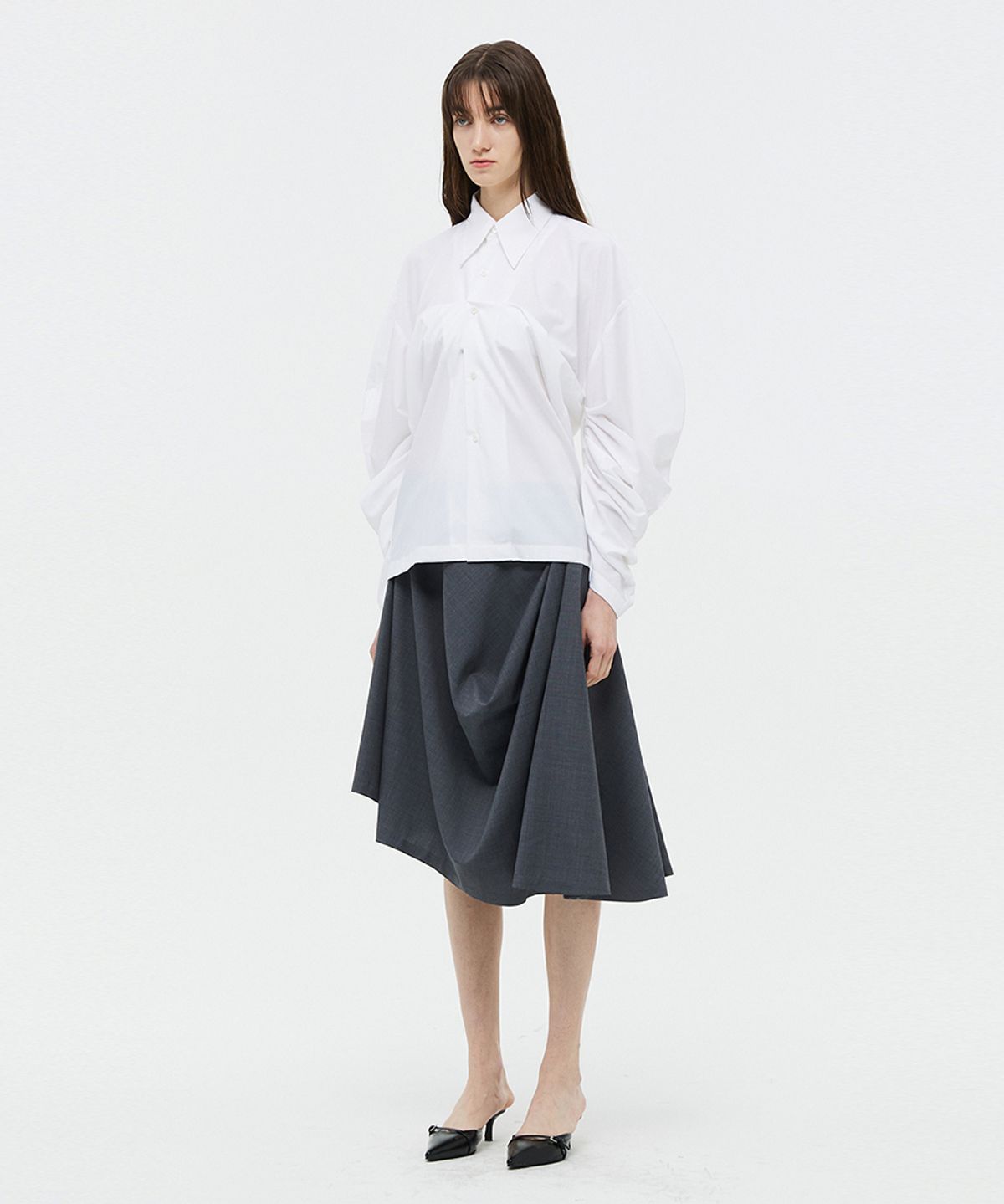 베데르미(VEDERMI) white pull up sh