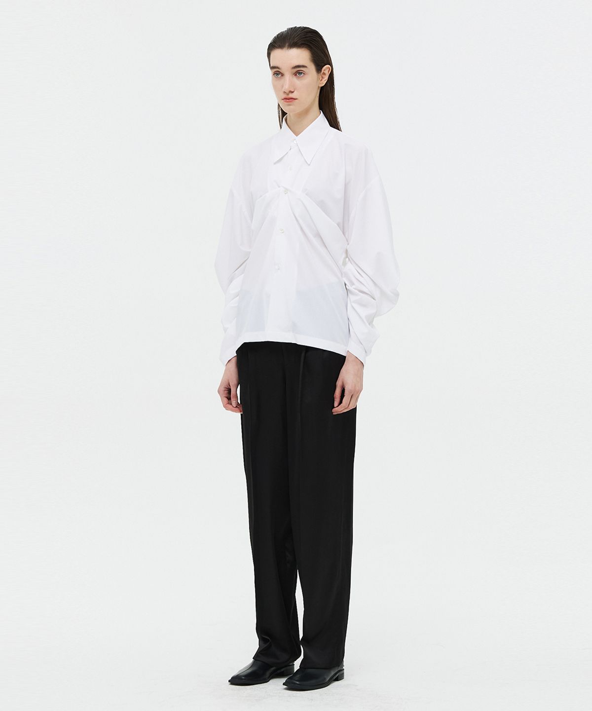 베데르미(VEDERMI) satin trouser
