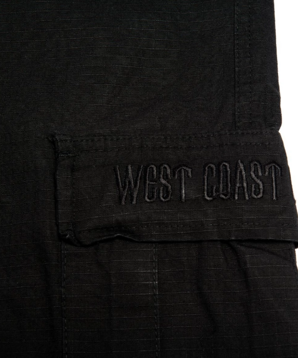 웨스트코스트챠퍼스(WEST COAST CHOPPERS) WCC 케인 립스탑 카고 팬츠 - 블랙