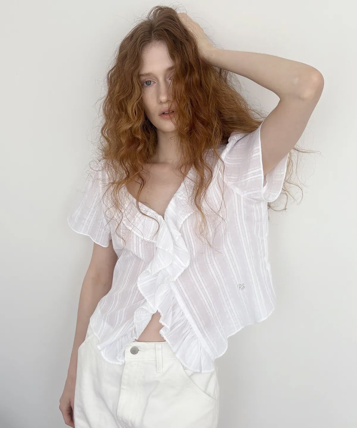 포에트서울(POETSEOUL) MORI FLOW BLOUSE_white