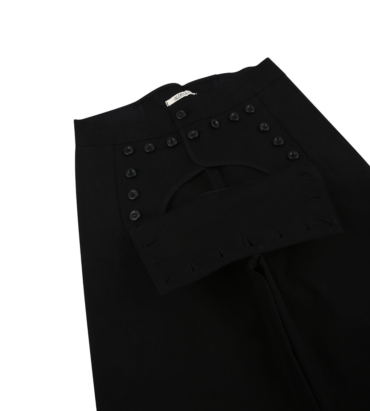 알디유(ALDIYOUU) Sailor Trouser (Black)