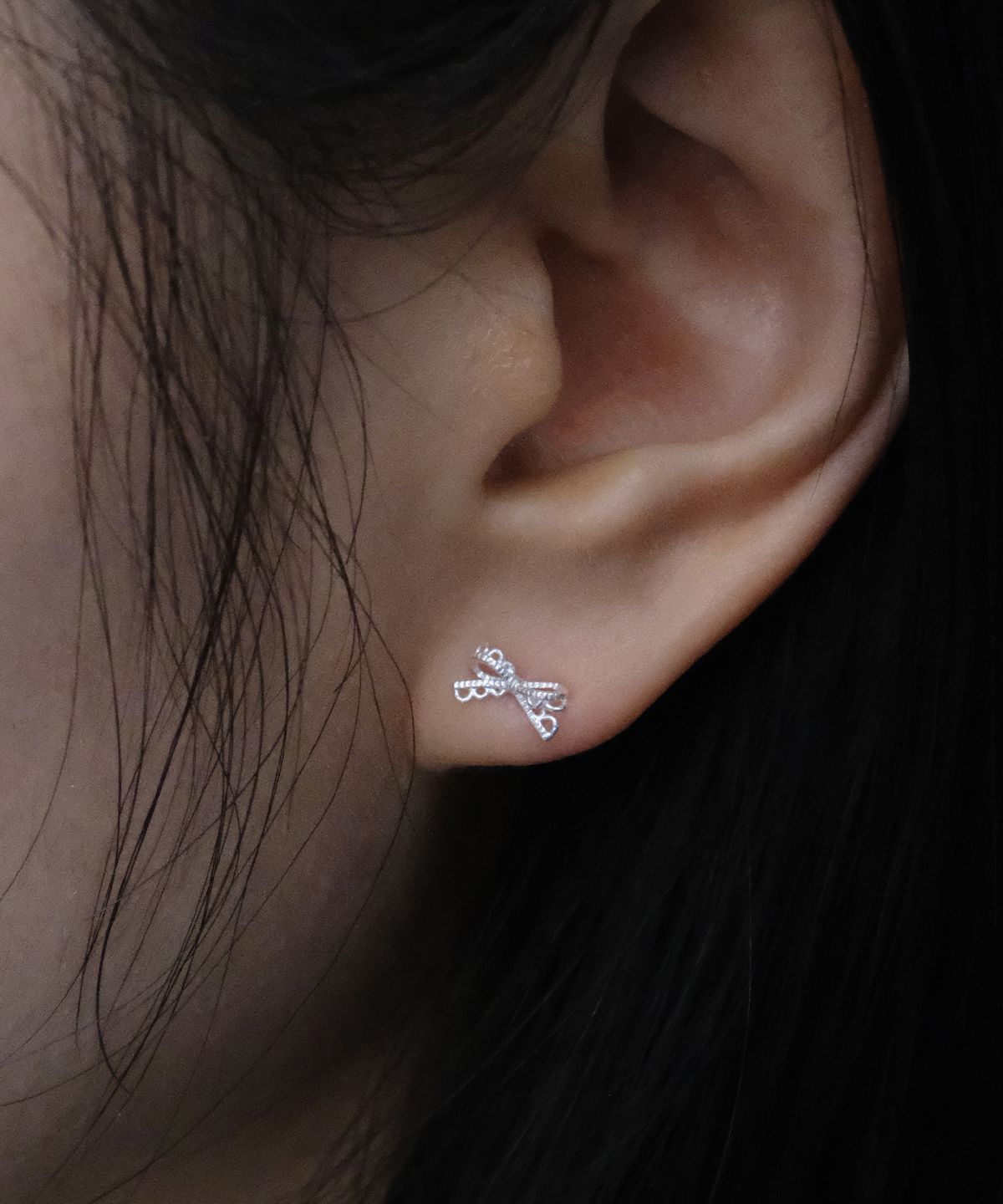 포에트리하우스(POETRYHAUS) PETIT LACE RIBBON EARRINGS