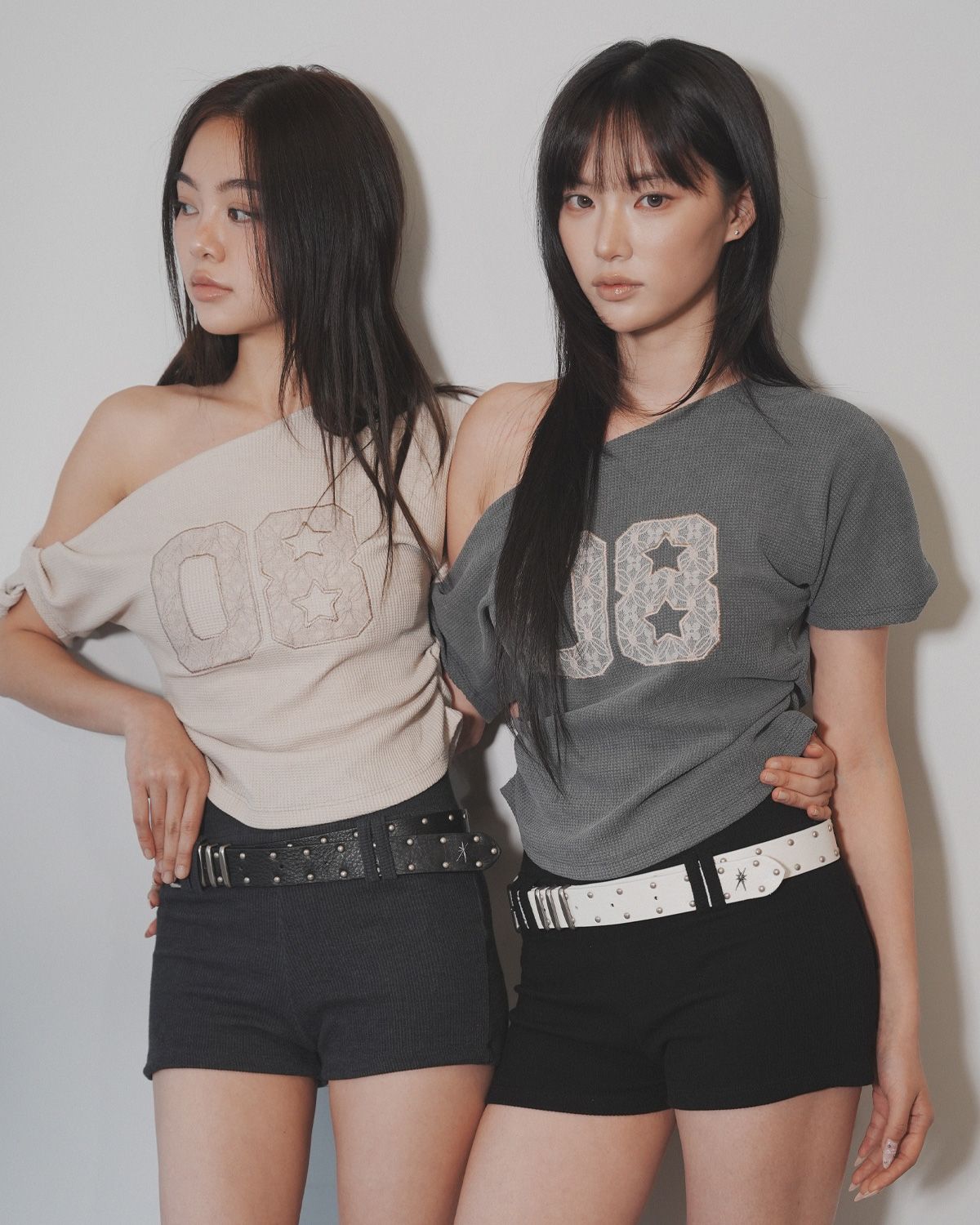 여린(YEORIN) 08 Twist T-Shirts (Beige)