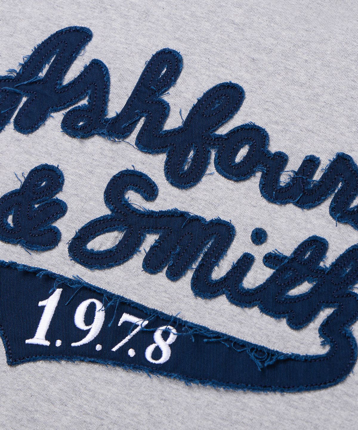 애쉬본&스미스(ASHBOURNE & SMITH) [MEN] ASHBOURNE 1978 반팔티 ASH1009_그레이