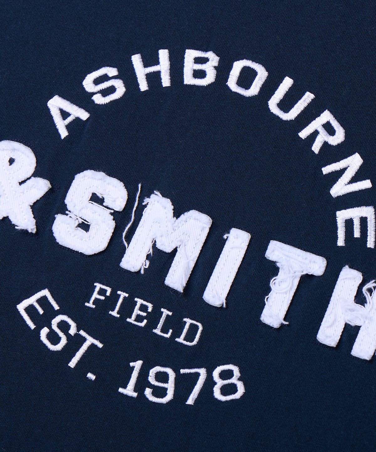 애쉬본&스미스(ASHBOURNE & SMITH) [MEN] ASHBOURNE&SMITH 패치 반팔티 ASH1013_네이비