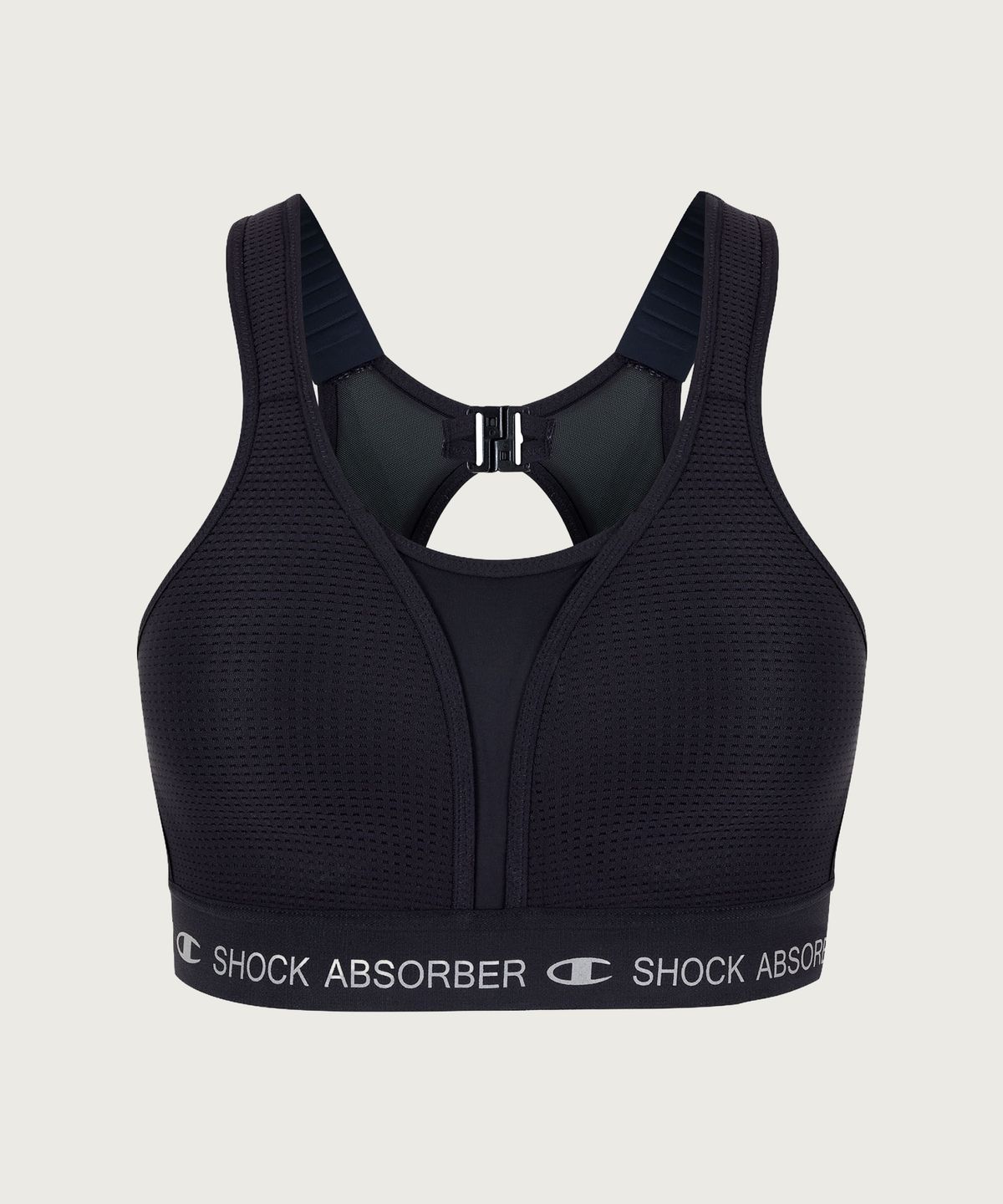 쇼크업소버(SHOCKABSORBER) 여성 얼티메이트 패디드 런 브라 Black
