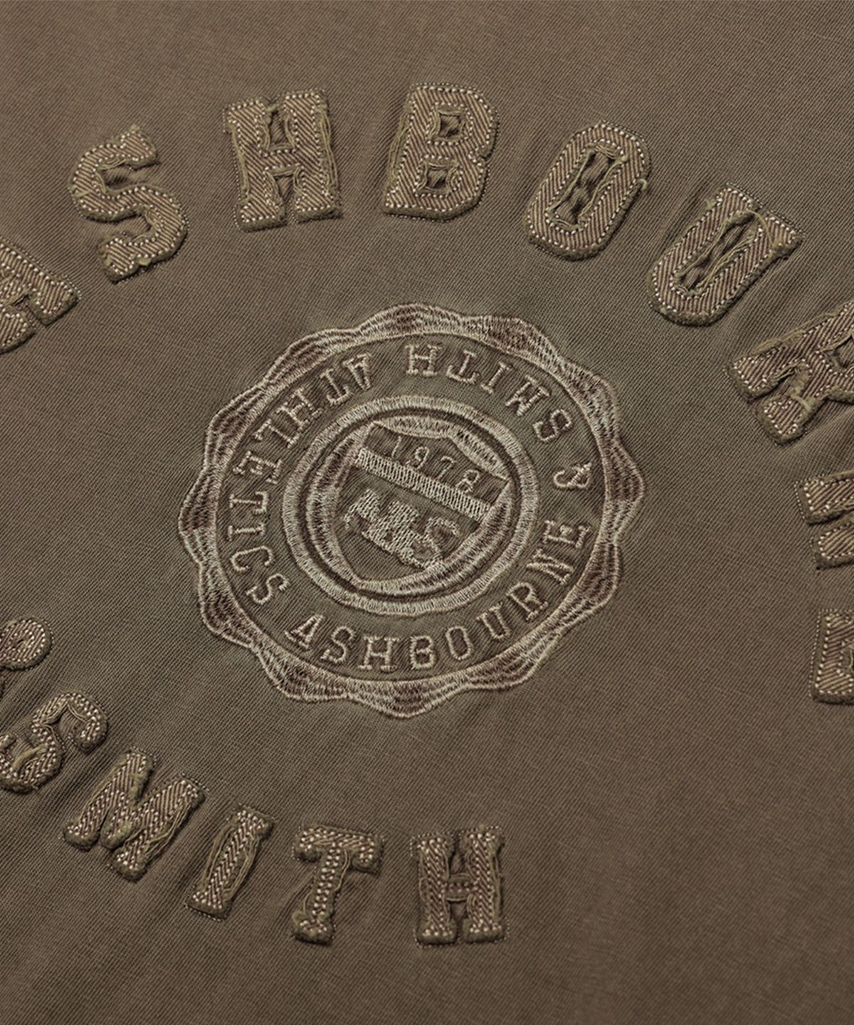 애쉬본&스미스(ASHBOURNE & SMITH) [우먼] ATHL 피그먼트 반팔티 ASH1006_브라운