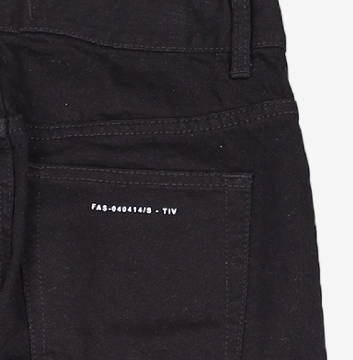 페이탈리즘(FATALISM) #0218 Black straight crop jean 44
