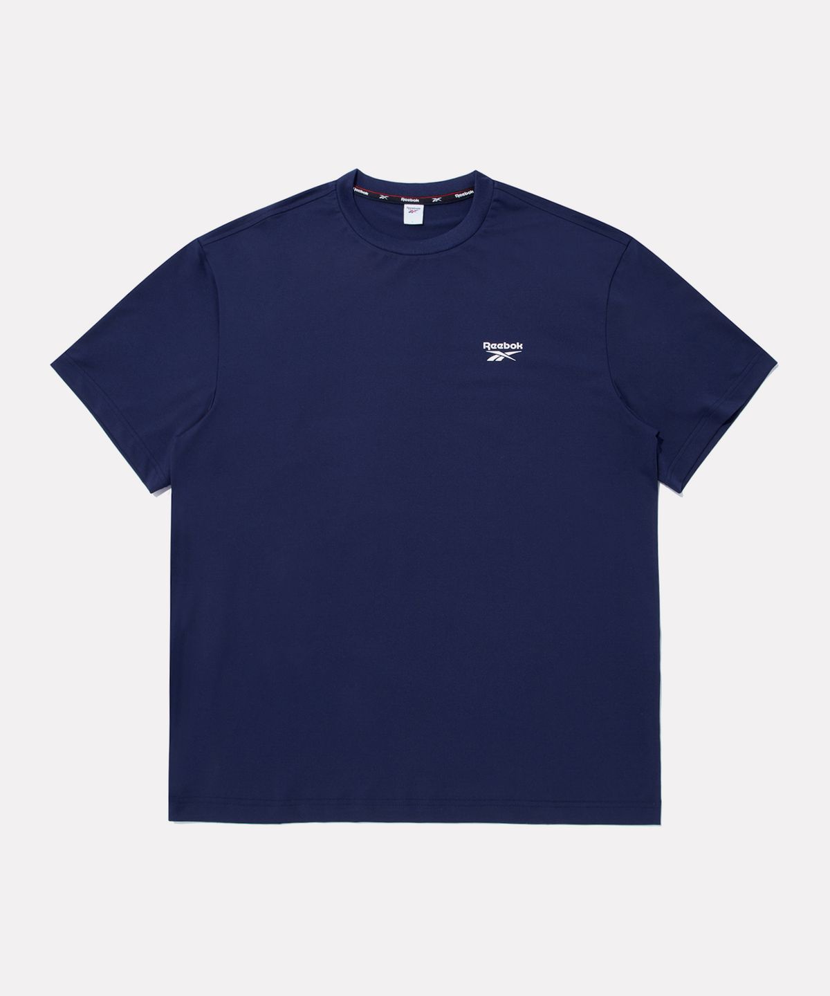 리복(REEBOK) 스웰 그래픽 래쉬가드 겸용 반팔티 - 네이비
