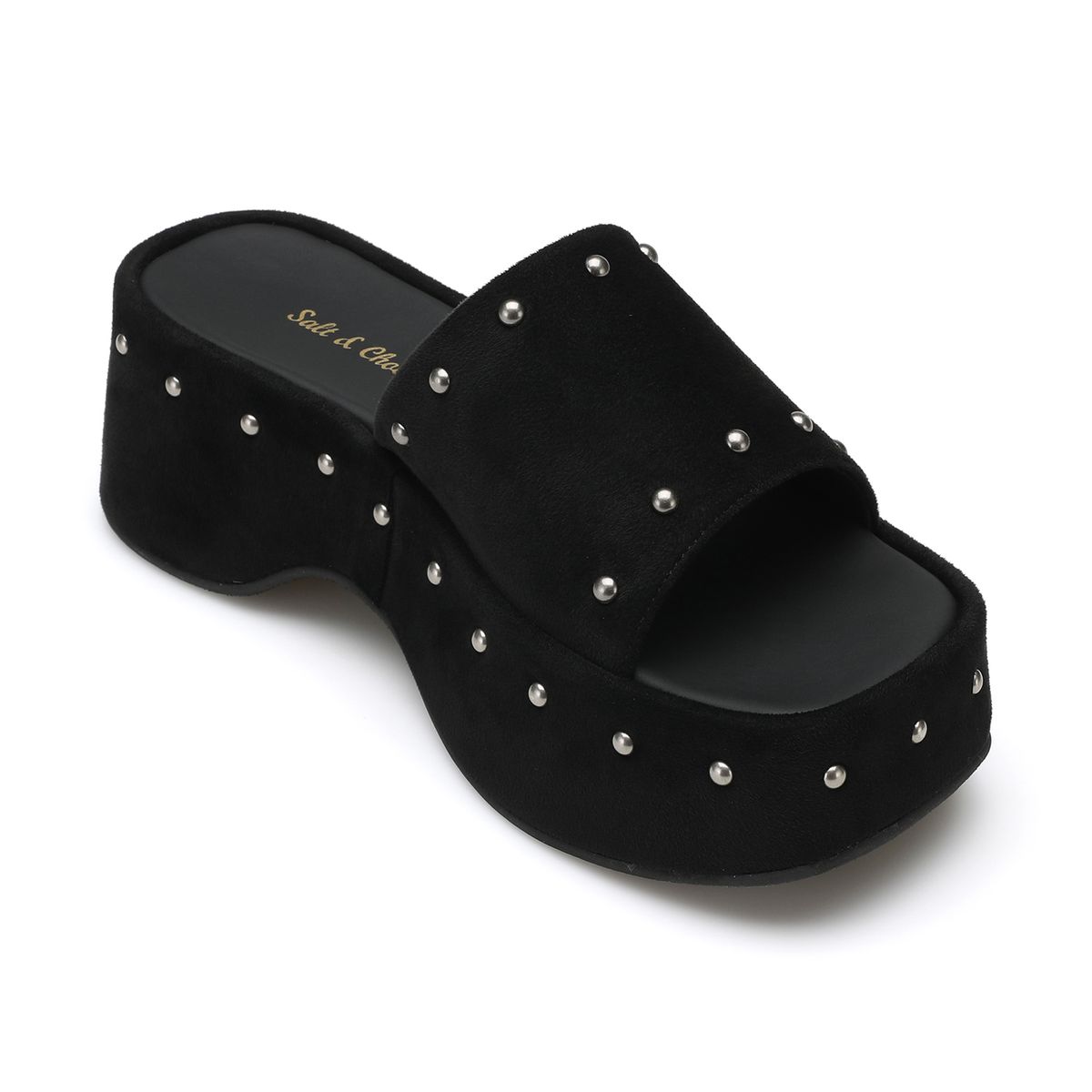 솔트앤초콜릿(SALT AND CHOCOLATE) 카이 스터드 슬리퍼 412623004 (6cm)