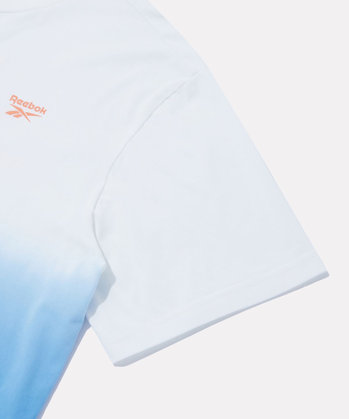 리복(REEBOK) 그라데이션 다잉 반팔티 - 화이트:블루