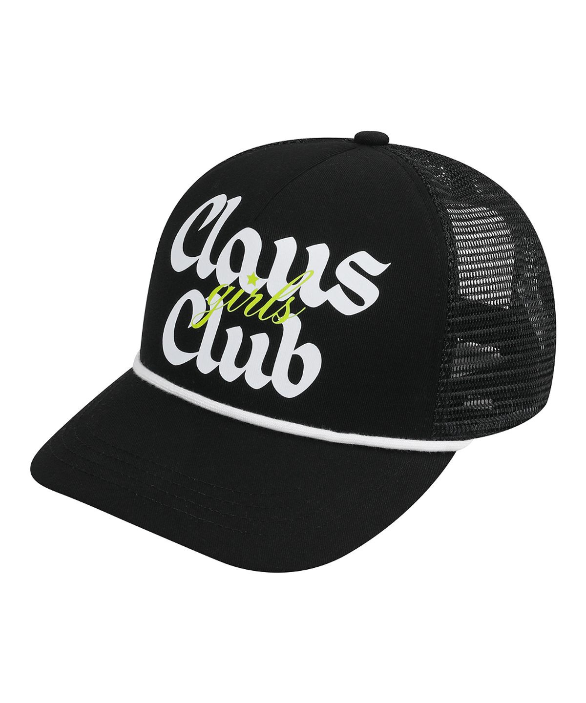 클로스랩(CLAUSLAB) CLAUS GIRLS CLUB MESH CAP BLACK