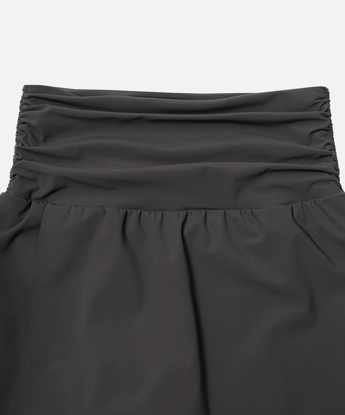 칼렉(KALEG) 트랜지셔널 랩 스커트 바이커 쇼츠 여성 (다크 그레이)