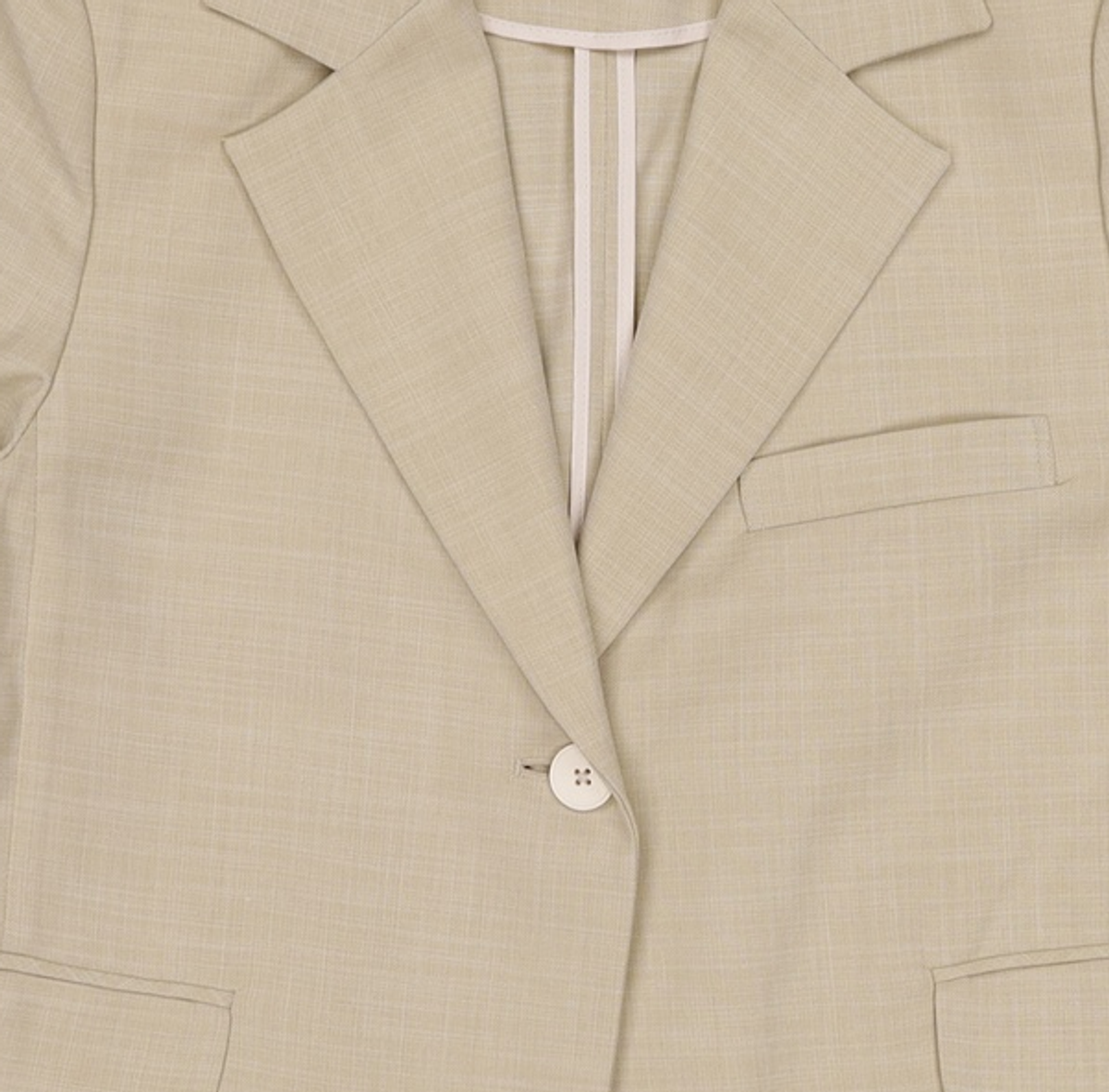 미쏘(MIXXO) 싱글 1버튼 테일러드 숏자켓 MIWJKC412G S