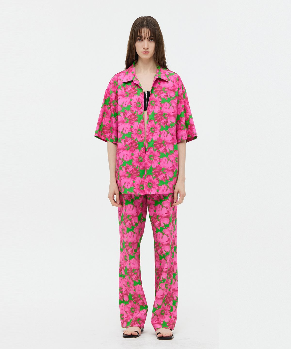 베데르미(VEDERMI) flower cotton chino pants (20s)