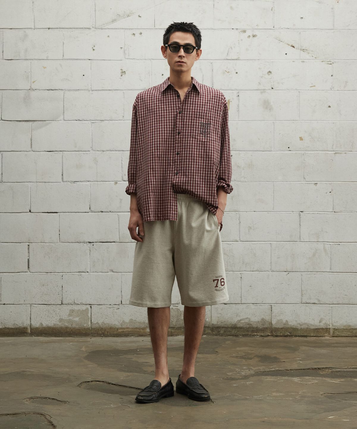 크래키(KRAKKI) [Unisex] Check Shirt_Red [KR265PUI402]