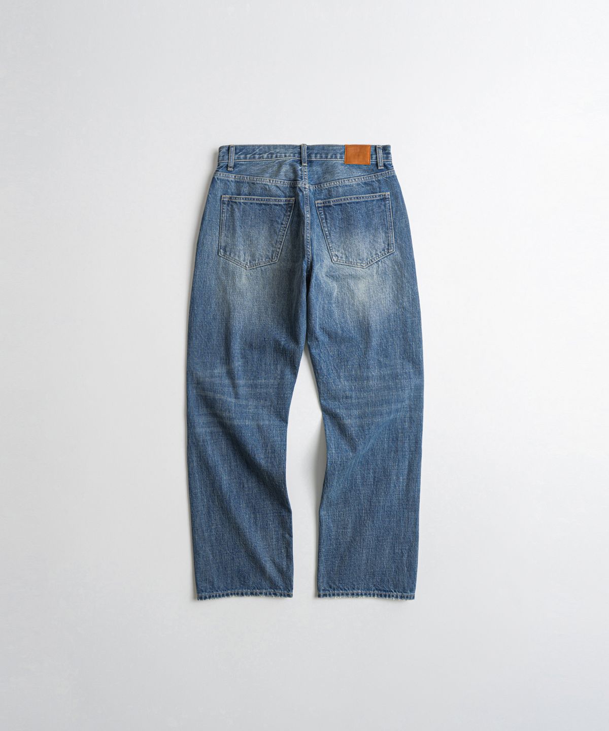 비헤비어(BEHEAVYER) 312R SELVEDGE DENIM PANTS washed blue