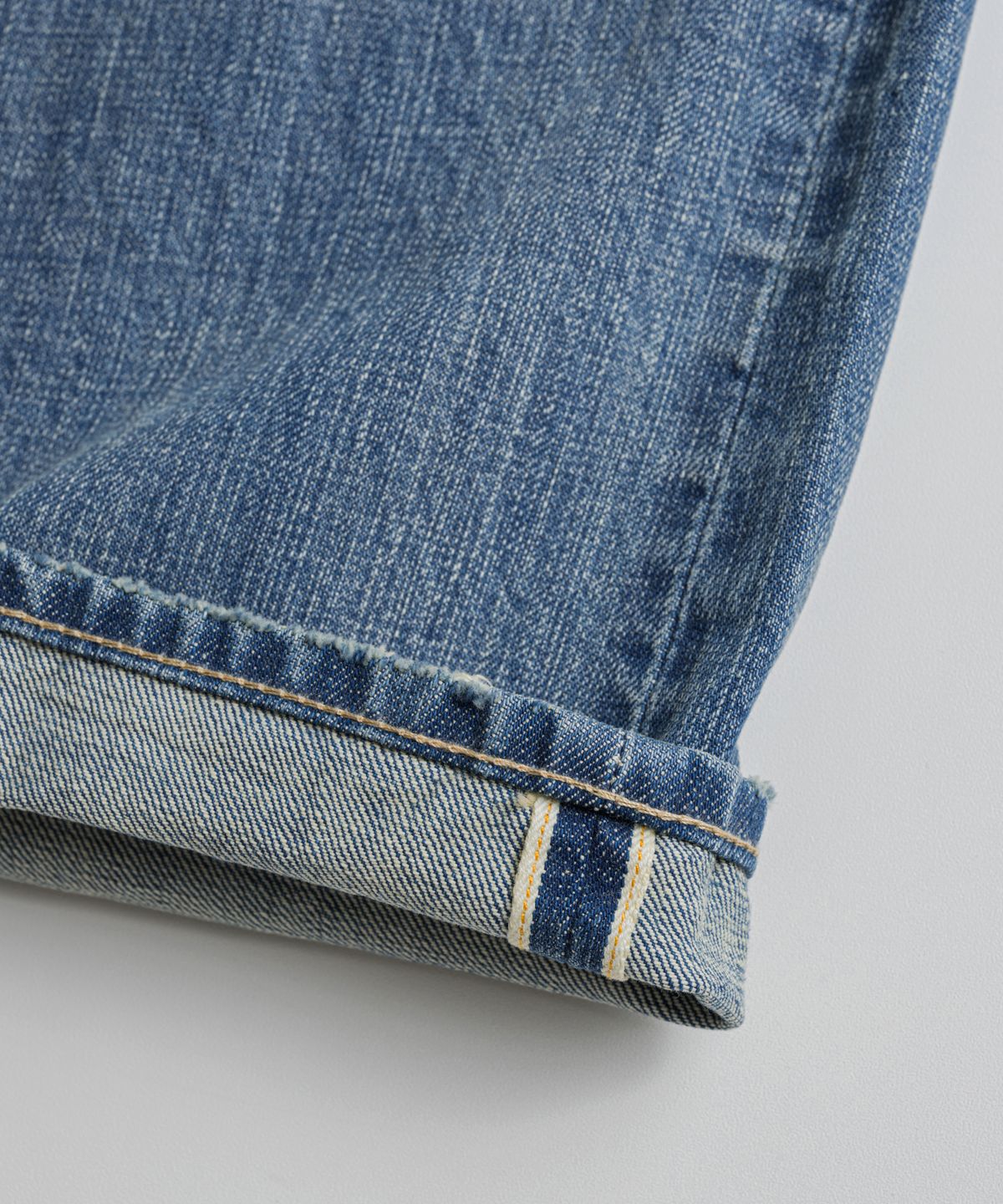 비헤비어(BEHEAVYER) 312R SELVEDGE DENIM PANTS washed blue