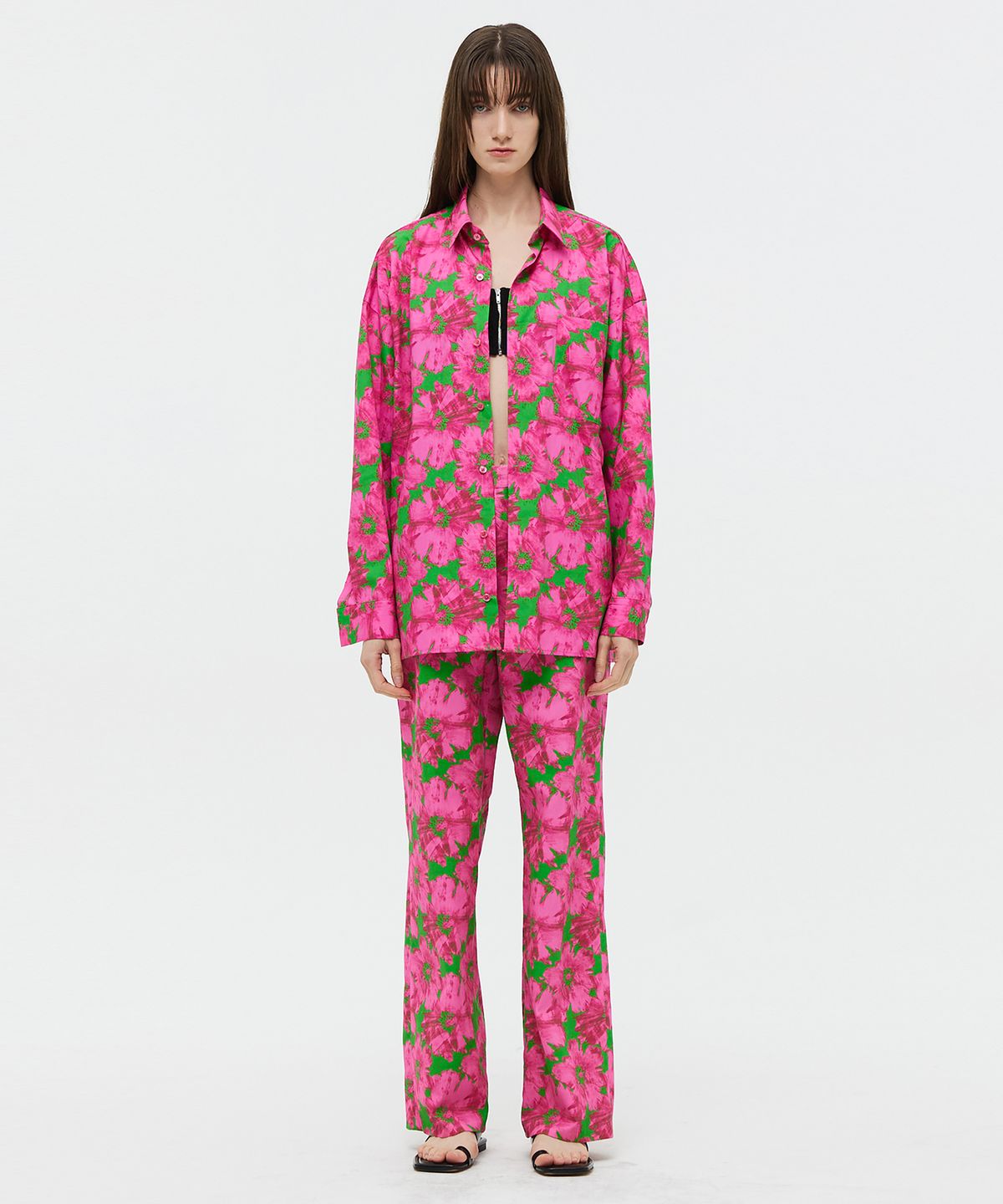 베데르미(VEDERMI) flower cotton long sh (40s)