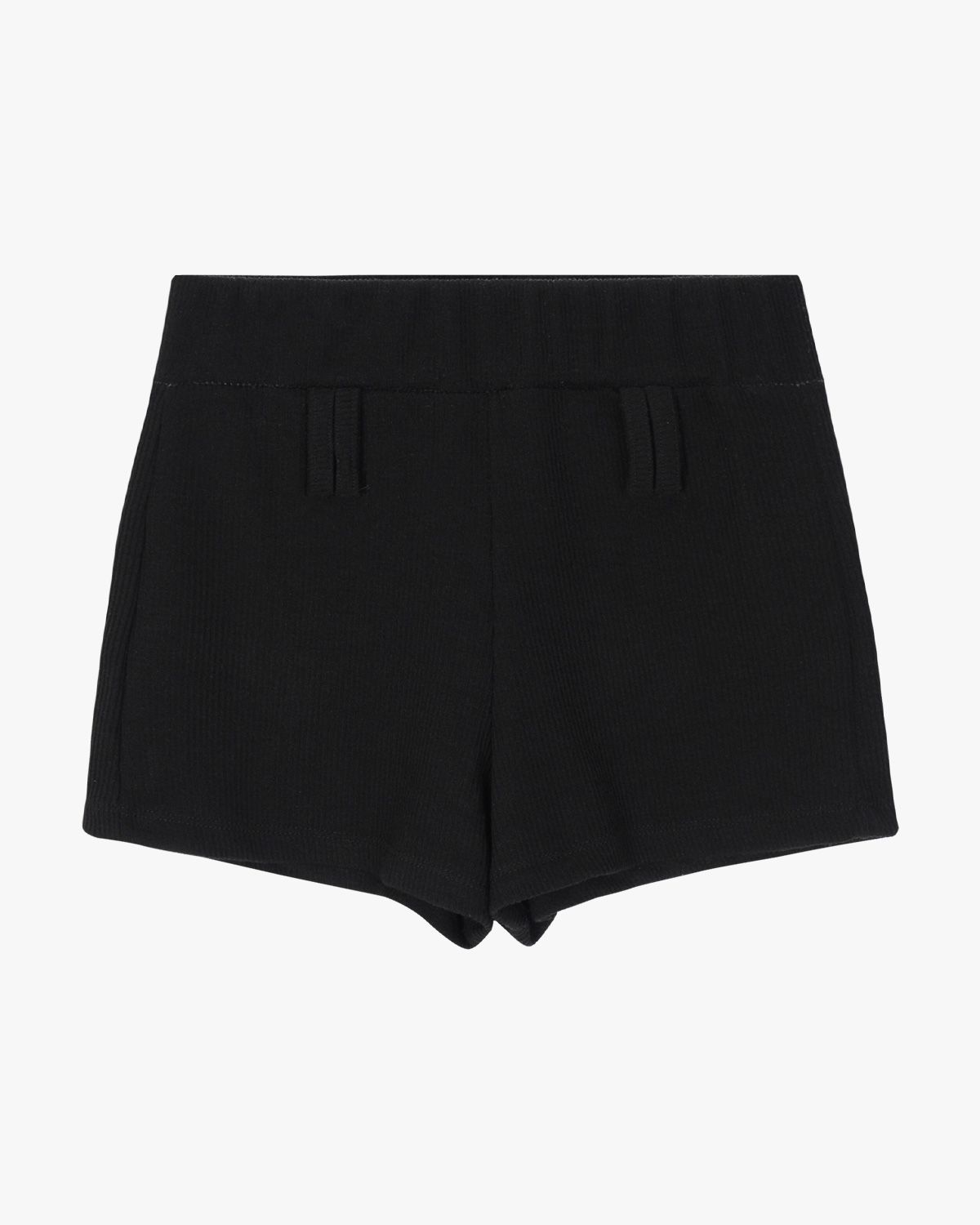 여린(YEORIN) Basic Loop Shorts (Black)