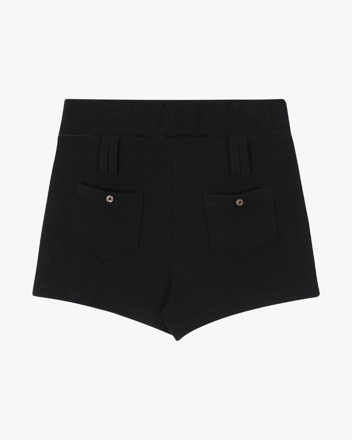 여린(YEORIN) Basic Loop Shorts (Black)