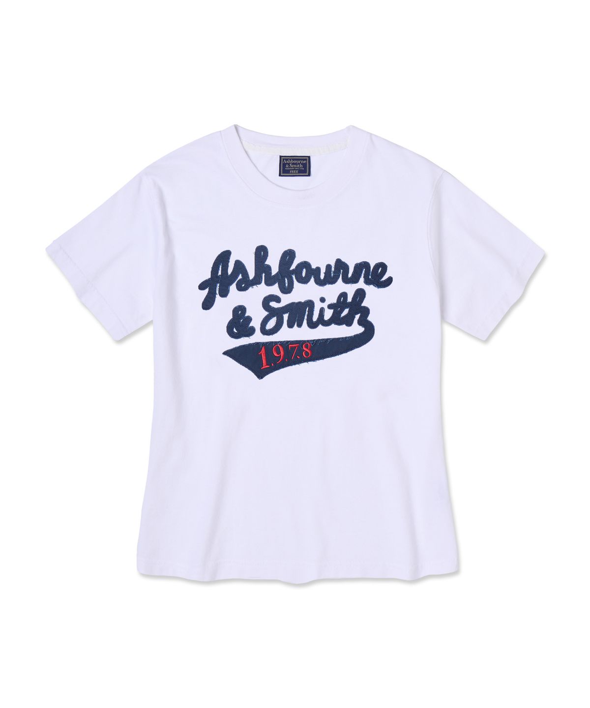 애쉬본&스미스(ASHBOURNE & SMITH) [우먼] ASHBOURNE 1978 반팔티 ASH1009_화이트