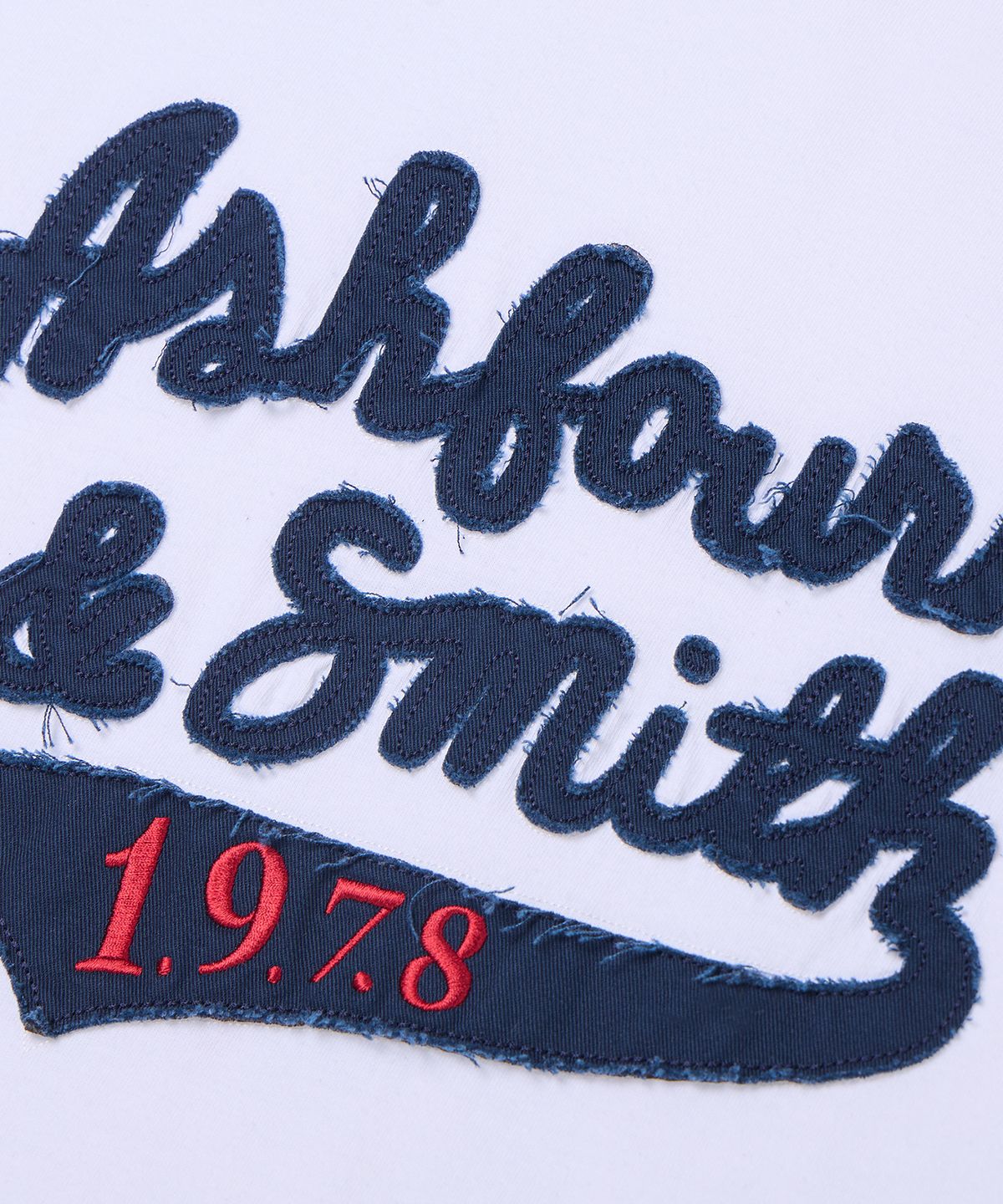 애쉬본&스미스(ASHBOURNE & SMITH) [우먼] ASHBOURNE 1978 반팔티 ASH1009_화이트