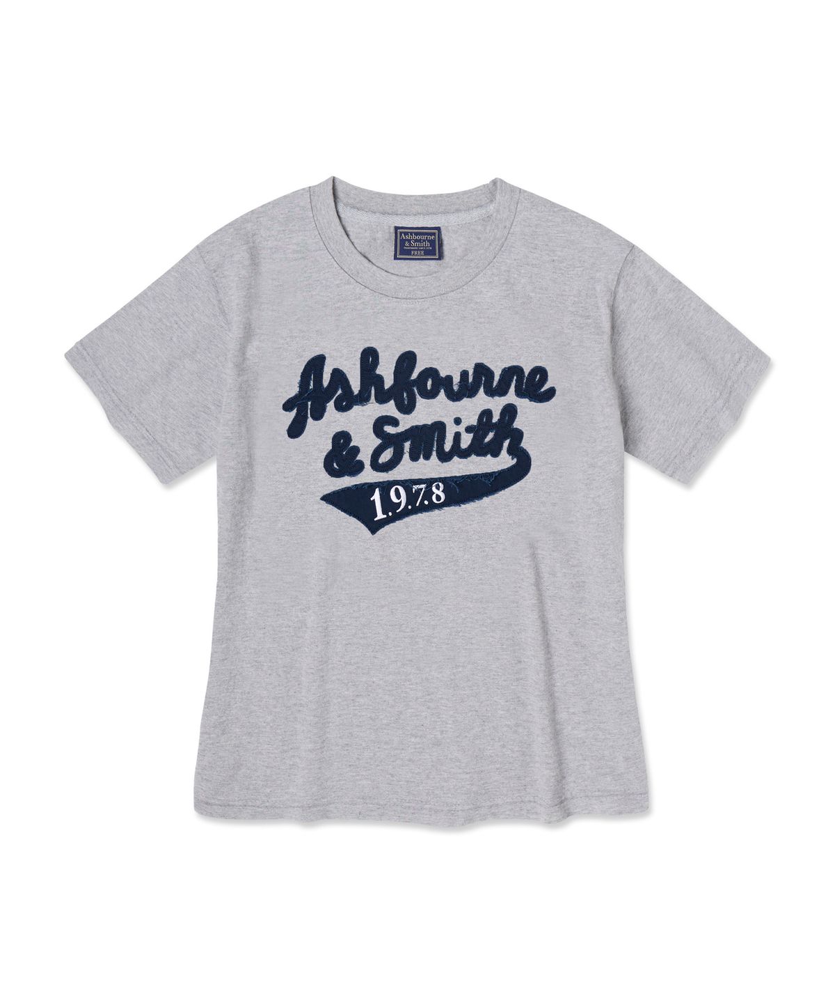 애쉬본&스미스(ASHBOURNE & SMITH) [우먼] ASHBOURNE 1978 반팔티 ASH1009_그레이
