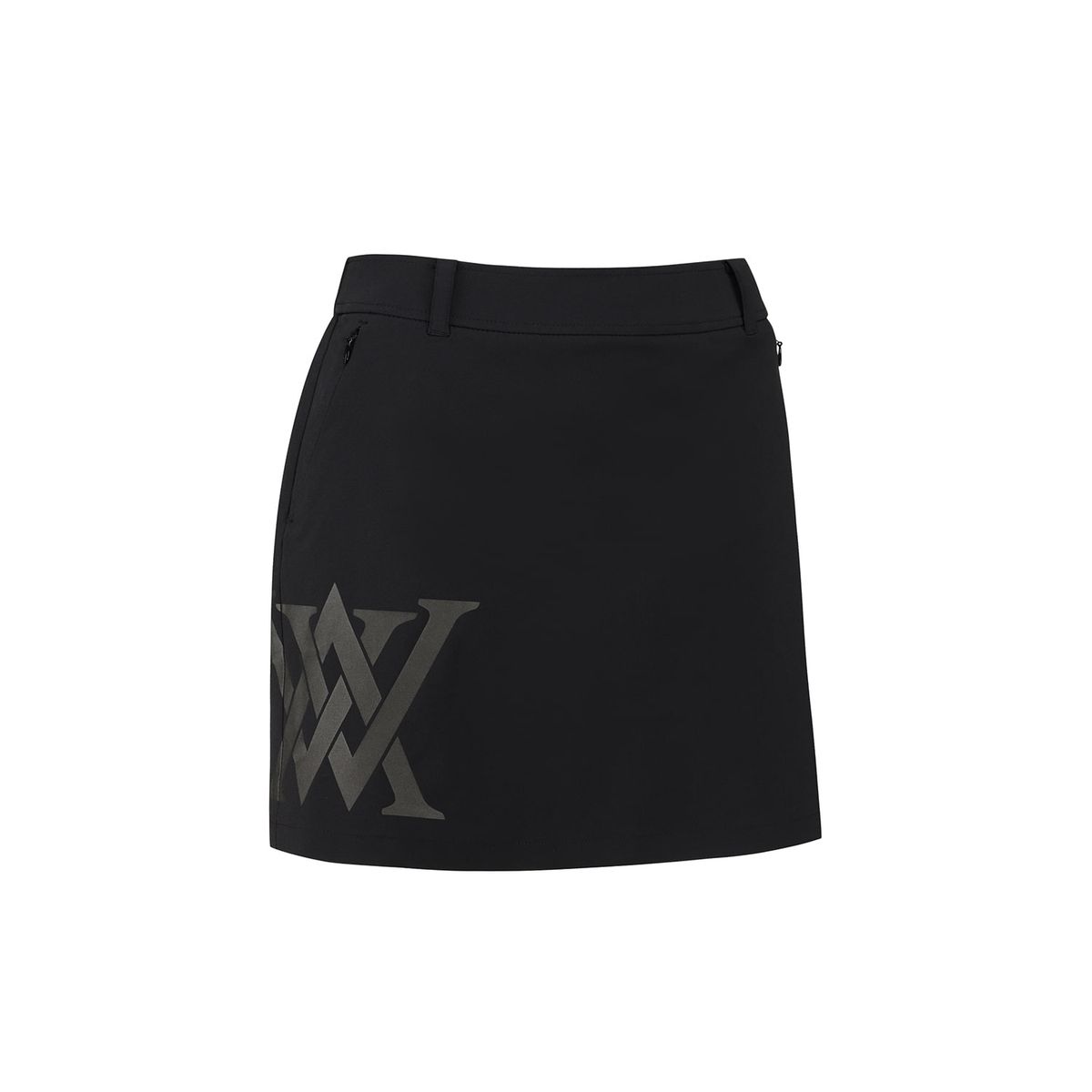어뉴골프(ANEW GOLF) WOMEN OUT POCKET H LINE SKIRT_BK