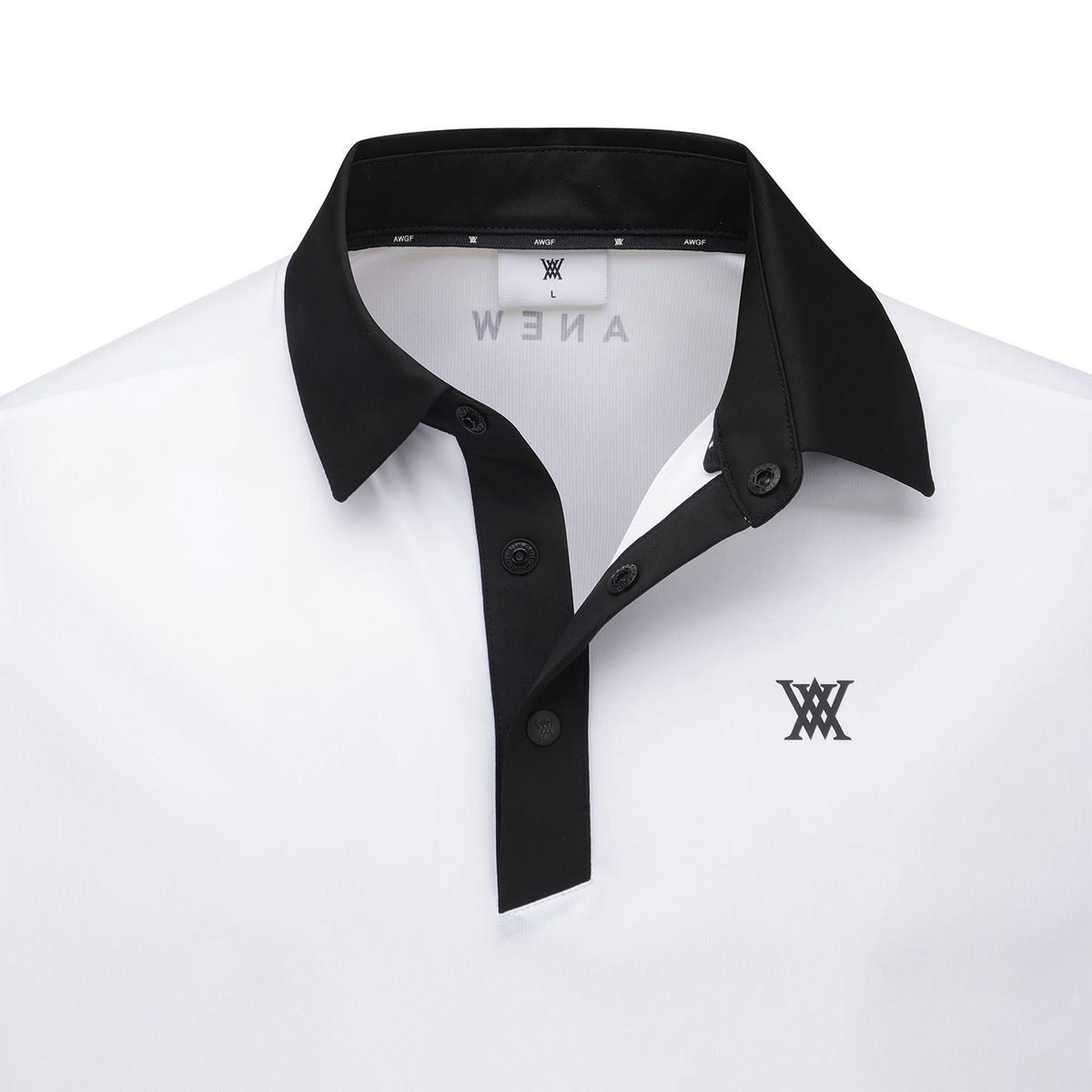 어뉴골프(ANEW GOLF) MEN HYBRID SOLID T-SHIRT_WH