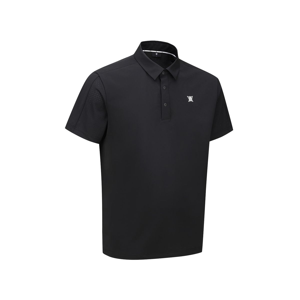 어뉴골프(ANEW GOLF) MEN HYBRID SOLID T-SHIRT_BK