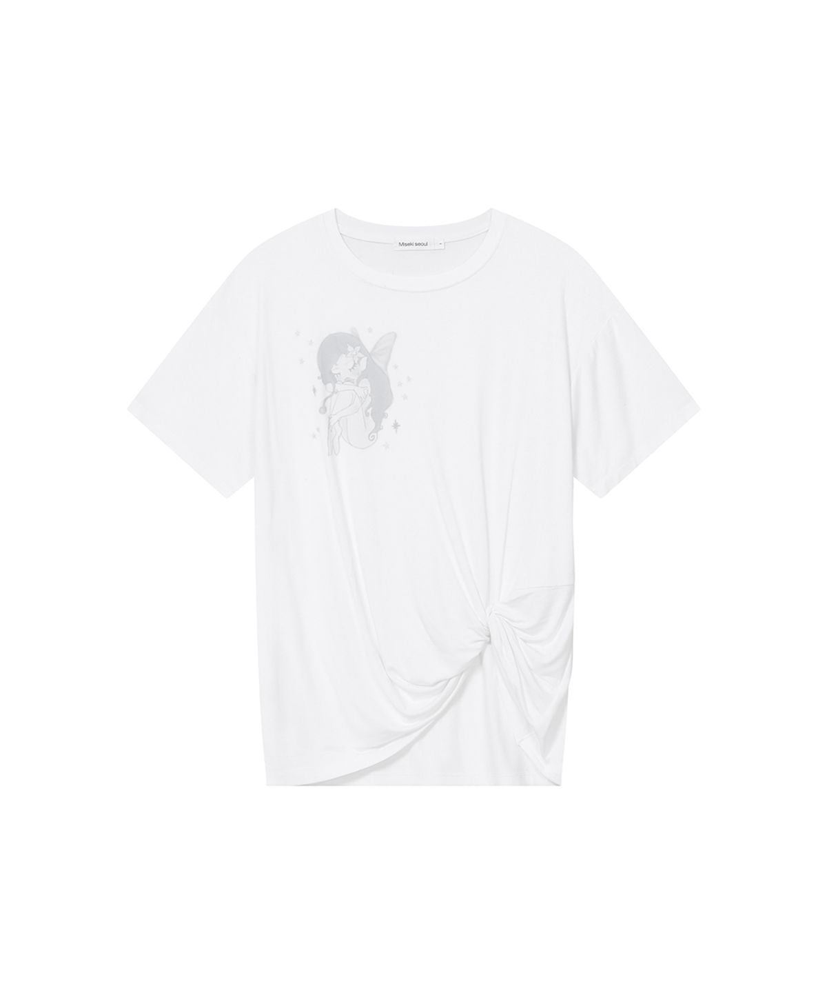 미세키서울(MISEKI SEOUL) Hannah fairy twist short sleeve WHITE