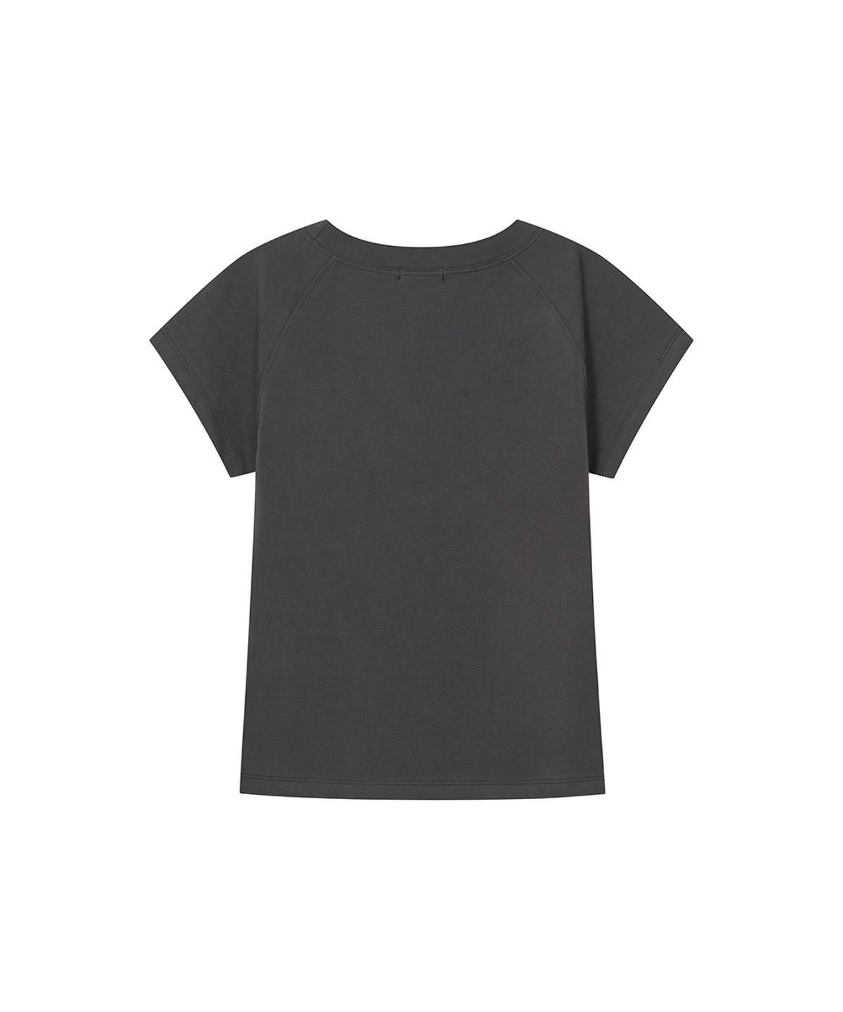 미세키서울(MISEKI SEOUL) Hannah fairy raglan short sleeve CHARCOAL