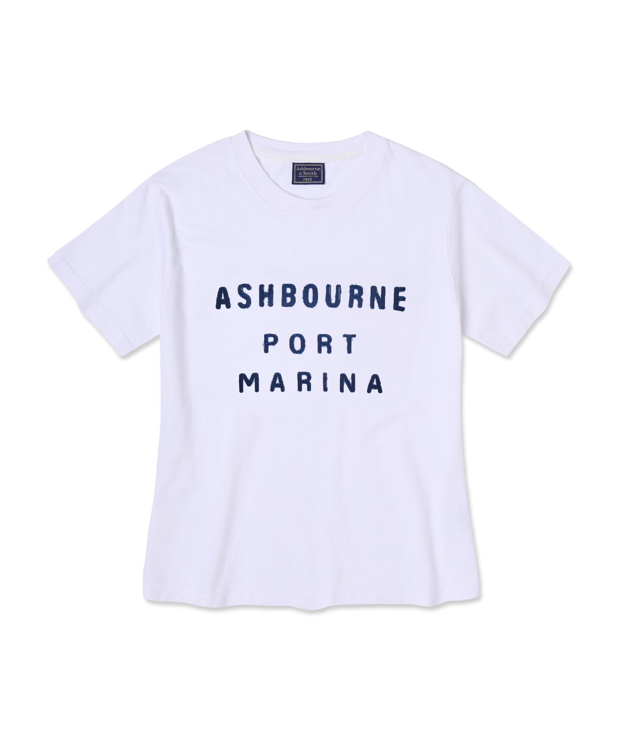 애쉬본&스미스(ASHBOURNE & SMITH) [우먼] PORT MARINA 반팔티 ASH1012_화이트