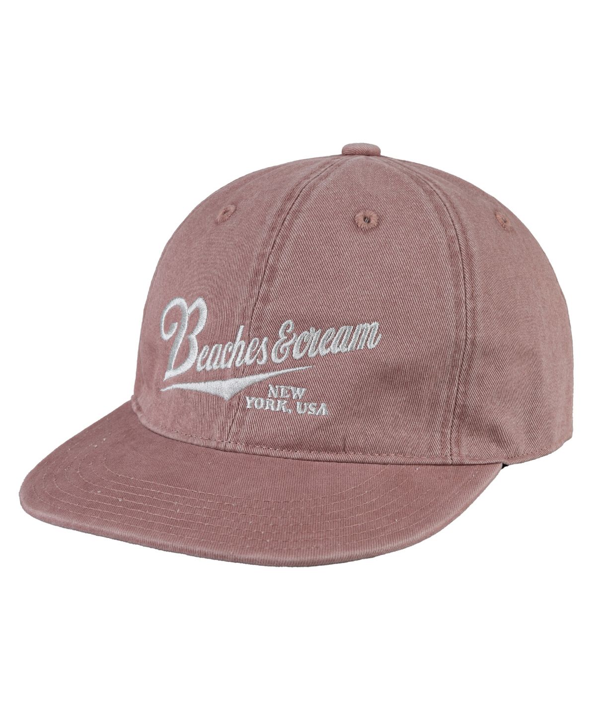 비치스앤크림(BEACHESANDCREAM) New York USA Plat-Ball cap-Pink